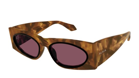 Occhiali da sole donna Luxury Azzedine Alaïa AA0085S 003 havana havana red nuova collezione
