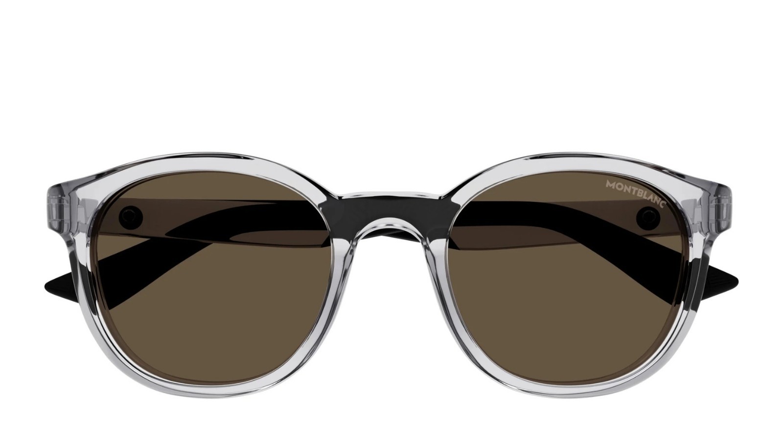 Occhiali da sole uomo Luxury Montblanc MB0398S 004 grey grey brown nuova collezione