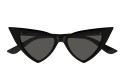 Occhiali da sole donna Luxury Alexander Mcqueen AM0518S 002 black black grey nuova collezione