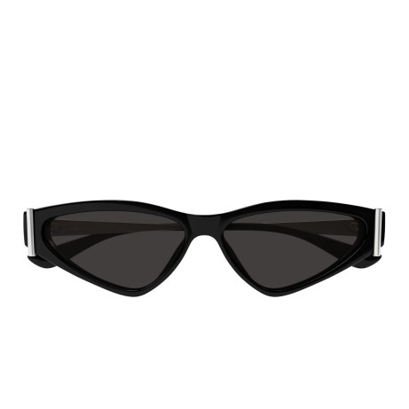 Alexander Mcqueen AM0493S 001 black silver grey