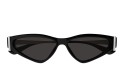 Occhiali da sole donna Luxury Alexander Mcqueen AM0493S 001 black silver grey nuova collezione
