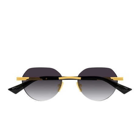 Bottega Veneta BV1379S 001 gold gold grey