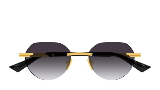 Occhiali da sole uomo Luxury Bottega Veneta BV1379S 001 gold gold grey nuova collezione