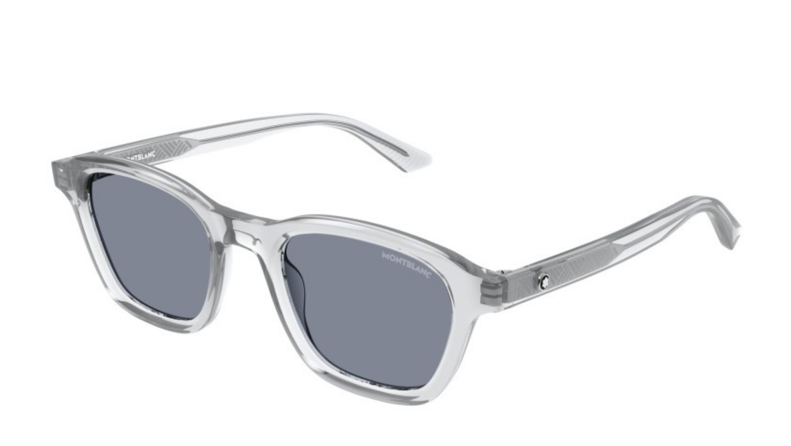 Occhiali da sole uomo Luxury Montblanc MB0384S 004 grey grey grey nuova collezione