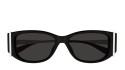 Occhiali da sole donna Luxury Alexander Mcqueen AM0494SA 001 black silver grey nuova collezione