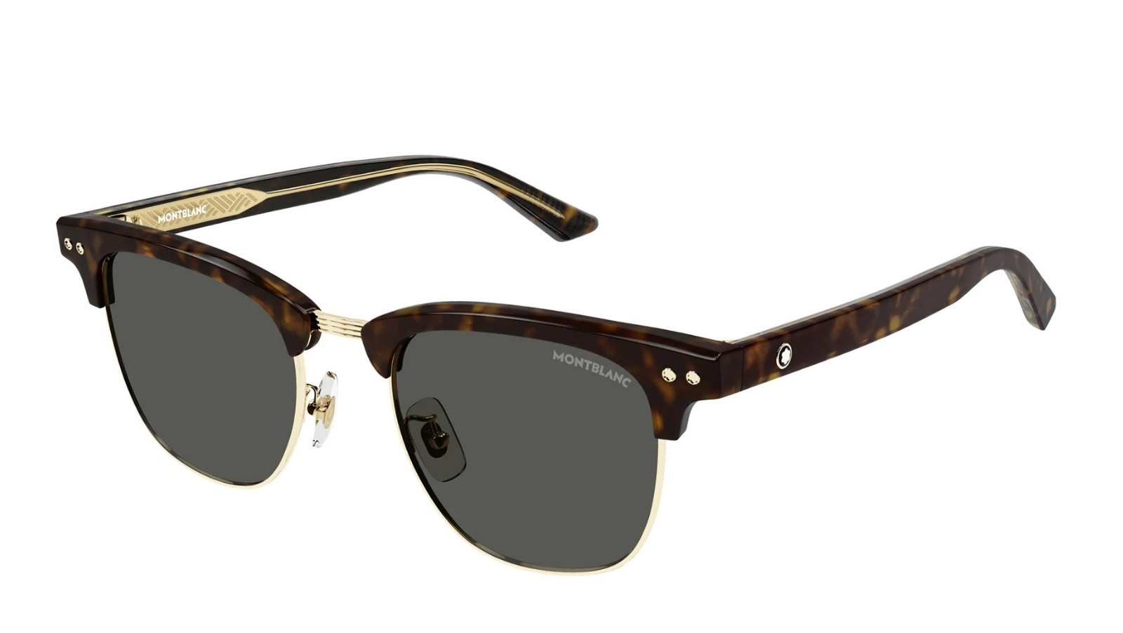 Occhiali da sole uomo Luxury Montblanc MB0382S 003 havana havana grey nuova collezione