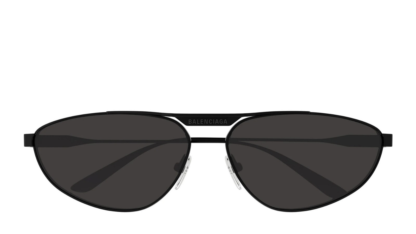 Occhiali da sole unisex Luxury Balenciaga BB0417S 001 black black grey nuova collezione
