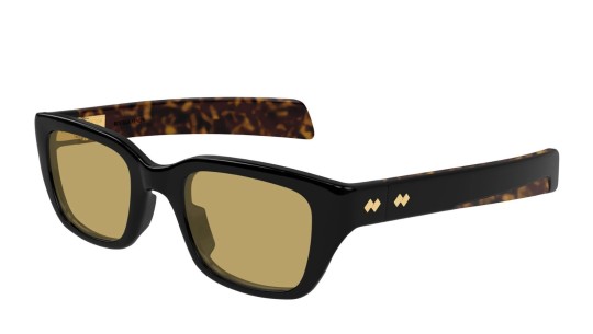 Occhiali da sole unisex Luxury Bottega Veneta BV1393S 009 black black green nuova collezione