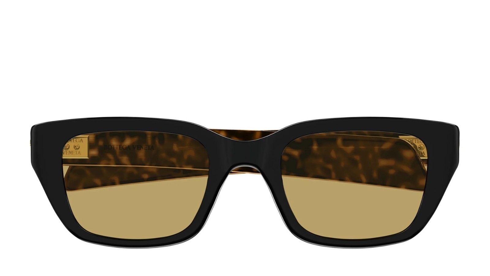 Occhiali da sole unisex Luxury Bottega Veneta BV1393S 009 black black green nuova collezione