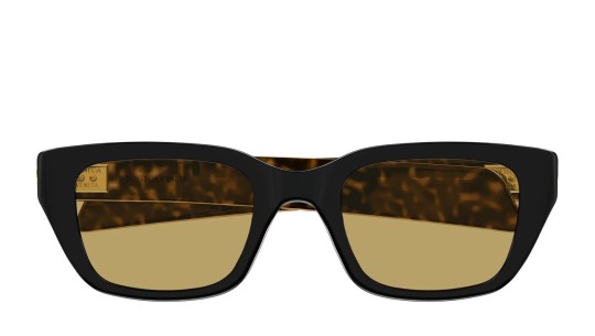 Occhiali da sole unisex Luxury Bottega Veneta BV1393S 009 black black green nuova collezione