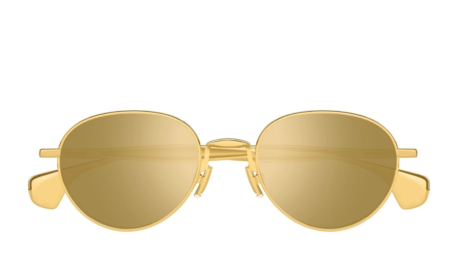 Occhiali da sole unisex Luxury Bottega Veneta BV1396S 002 gold gold gold nuova collezione