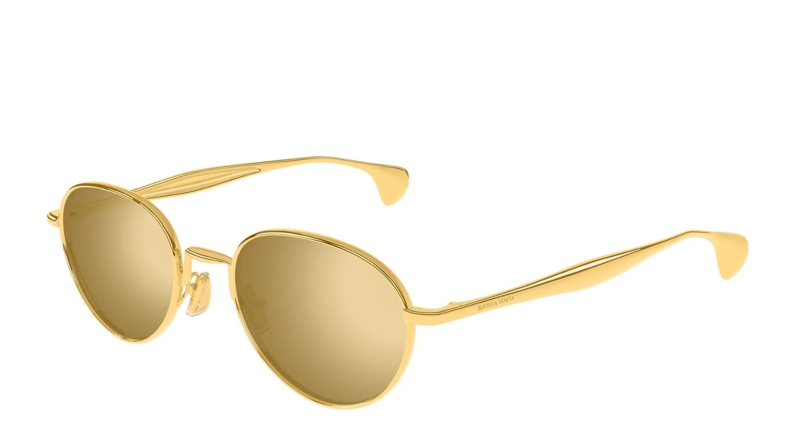 Occhiali da sole unisex Luxury Bottega Veneta BV1396S 002 gold gold gold nuova collezione