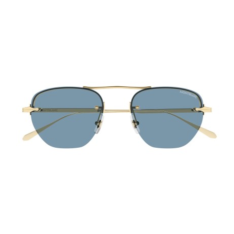 Montblanc MB0404S 004 gold gold blue
