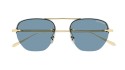 Occhiali da sole uomo Luxury Montblanc MB0404S 004 gold gold blue nuova collezione