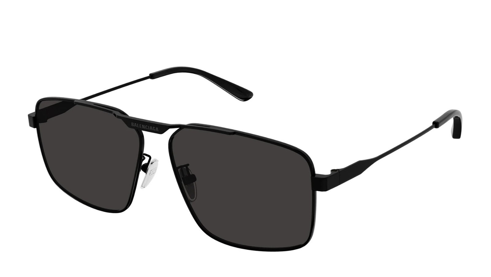 Occhiali da sole uomo Luxury Balenciaga BB0418SK 001 black black grey nuova collezione