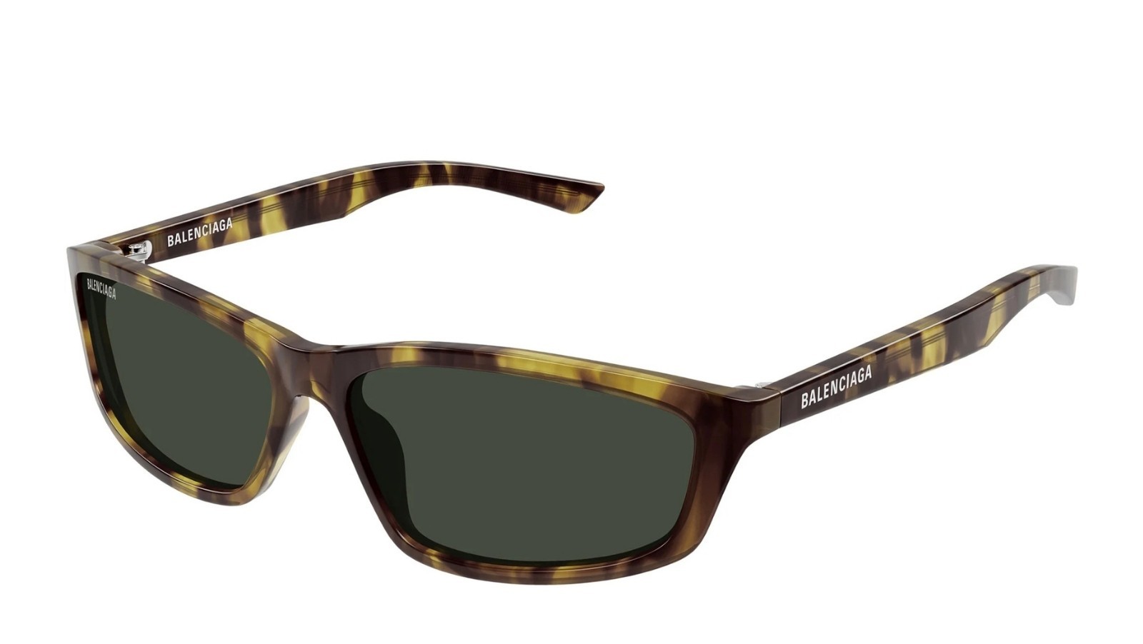 Occhiali da sole unisex Luxury Balenciaga BB0401S 003 havana havana green nuova collezione