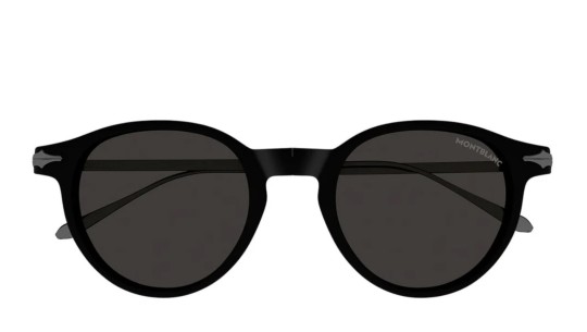 Occhiali da sole uomo Luxury Montblanc MB0407S 002 black ruthenium grey nuova collezione