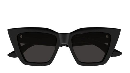 Occhiali da sole donna Luxury Alexander Mcqueen AM0507S 001 black black grey nuova collezione