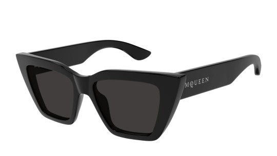 Occhiali da sole donna Luxury Alexander Mcqueen AM0507S 001 black black grey nuova collezione