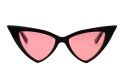 Occhiali da sole donna Luxury Alexander Mcqueen AM0518S 003 black black pink nuova collezione