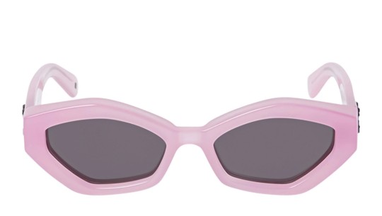 Occhiali da sole unisex Luxury Off White OERI144 HILO SUNGLASSES 3007 pink dark grey nuova collezione