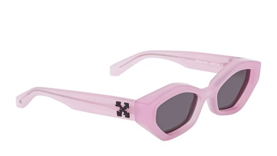 Occhiali da sole unisex Luxury Off White OERI144 HILO SUNGLASSES 3007 pink dark grey nuova collezione