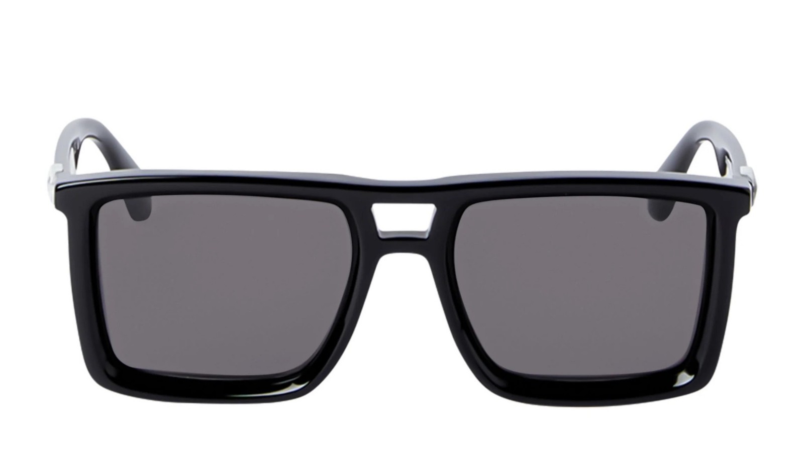 Occhiali da sole unisex Luxury Off White OERI13W STRATFORD SUNGLASSES 1007 black dark grey nuova collezione