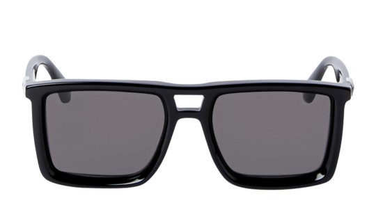 Occhiali da sole unisex Luxury Off White OERI13W STRATFORD SUNGLASSES 1007 black dark grey nuova collezione