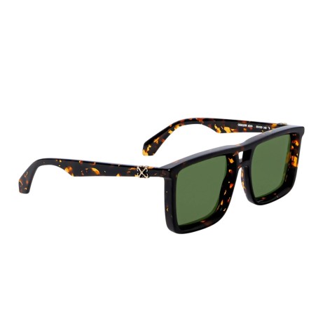 Occhiali da sole unisex Luxury Off White OERI13W STRATFORD SUNGLASSES 6055 havana green nuova collezione 2