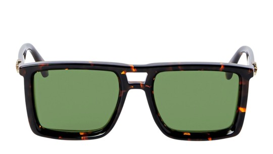 Occhiali da sole unisex Luxury Off White OERI13W STRATFORD SUNGLASSES 6055 havana green nuova collezione