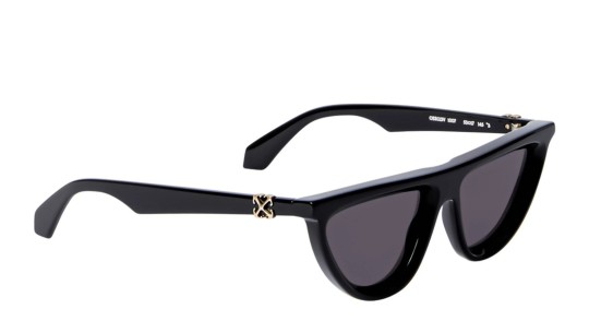 Occhiali da sole unisex Luxury Off White OERI13V JASPER SUNGLASSES 1007 black dark grey nuova collezione