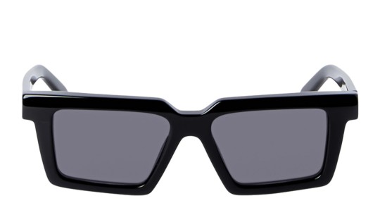 Off White OERI142 WINDSOR SUNGLASSES 1007 black dark grey