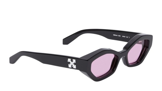 Occhiali da sole unisex Luxury Off White OERI144 HILO SUNGLASSES 1030 black pink nuova collezione