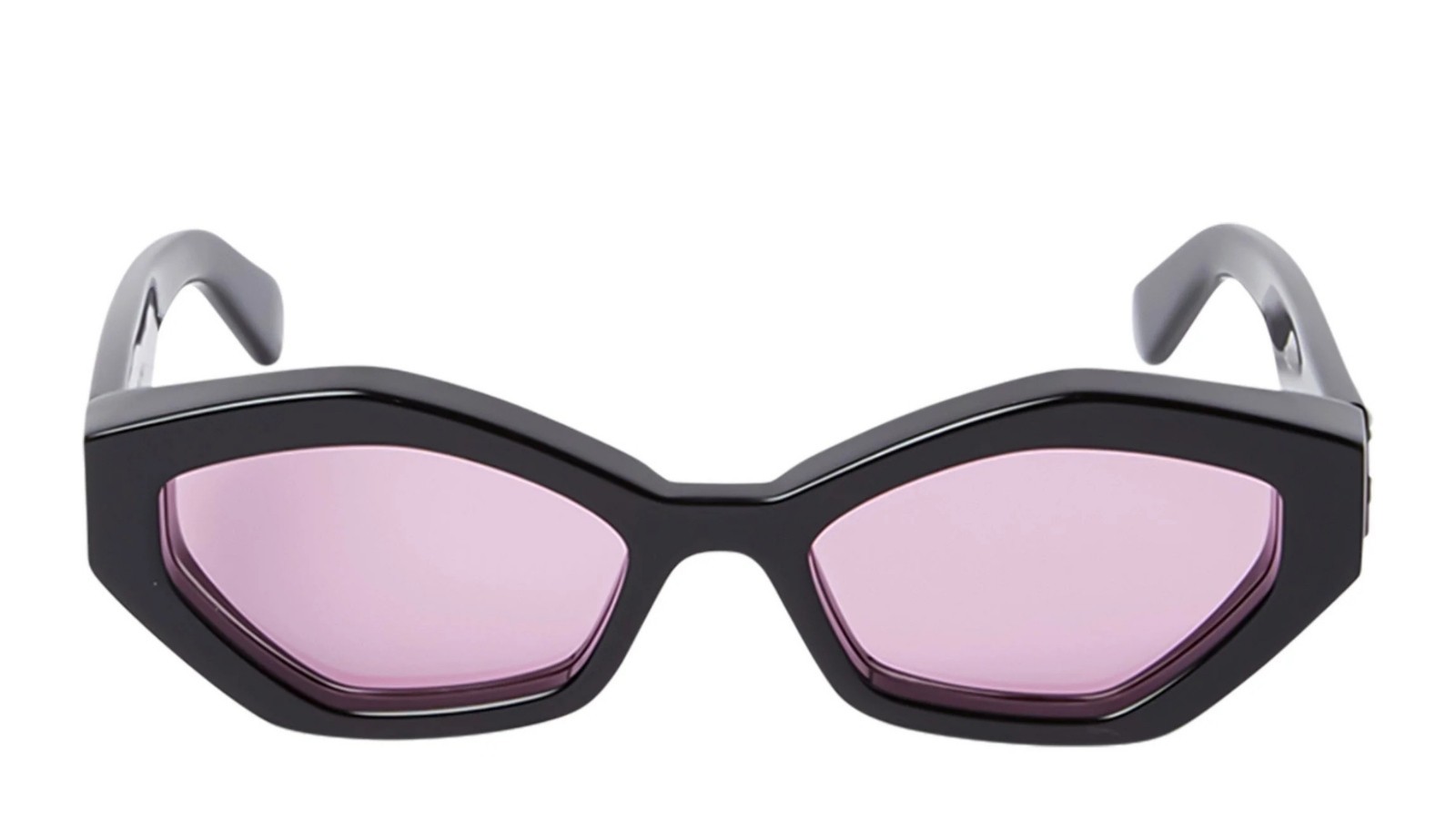 Occhiali da sole unisex Luxury Off White OERI144 HILO SUNGLASSES 1030 black pink nuova collezione