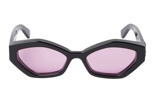 Occhiali da sole unisex Luxury Off White OERI144 HILO SUNGLASSES 1030 black pink nuova collezione