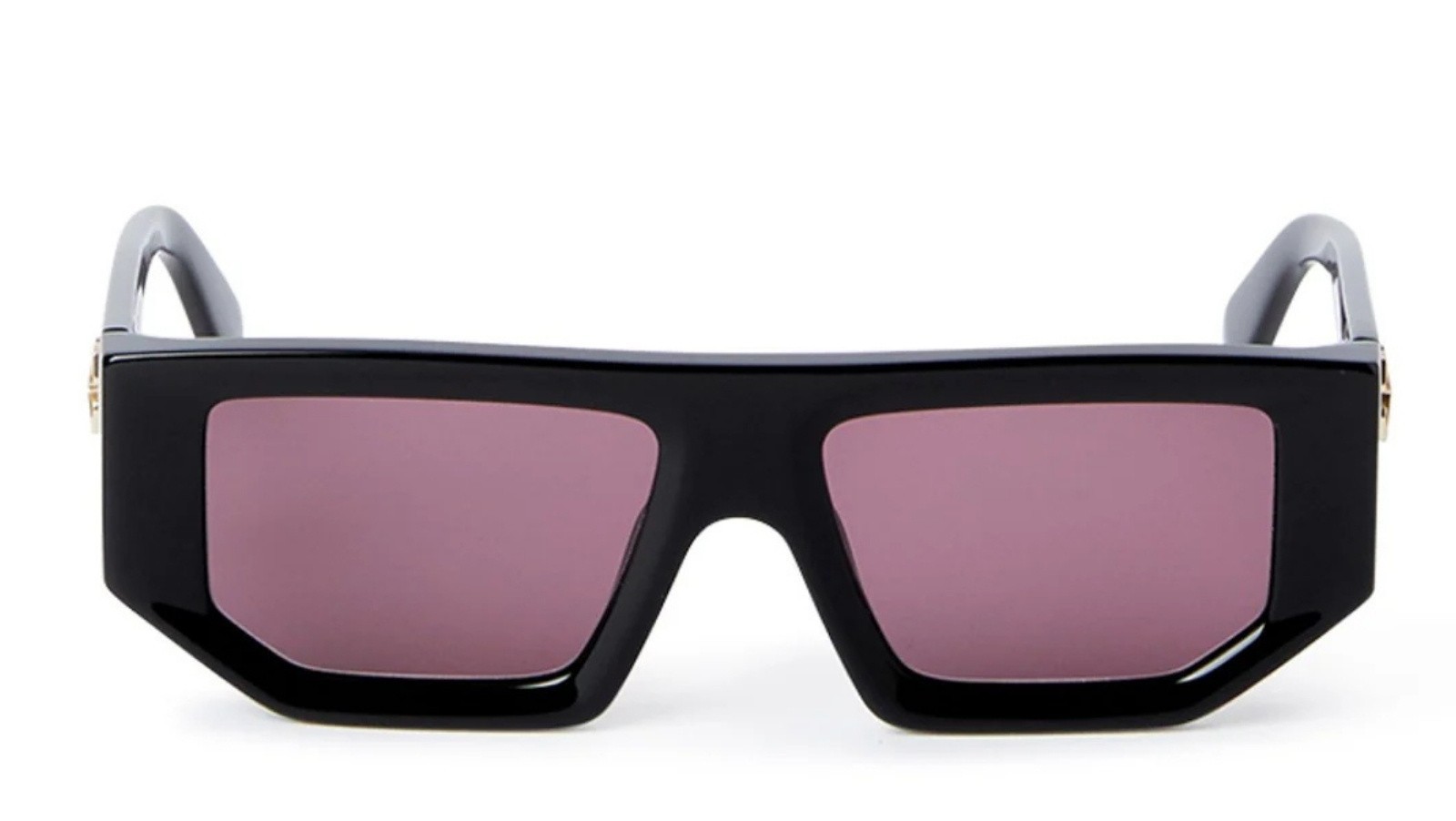 Occhiali da sole unisex Luxury Off White OERI13F VANCOUVER SUNGLASSES 1028 black dark burgundy nuova collezione