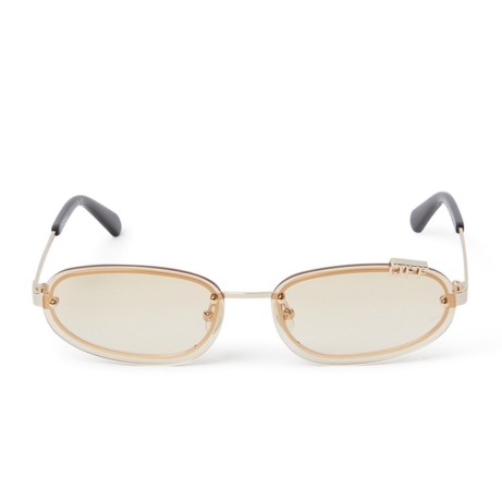 Off White OERI13M MIAMI SUNGLASSES 766e gold gradient brown