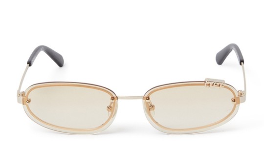 Occhiali da sole unisex Luxury Off White OERI13M MIAMI SUNGLASSES 766e gold gradient brown nuova collezione