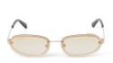 Off White OERI13M MIAMI SUNGLASSES 766e gold gradient brown