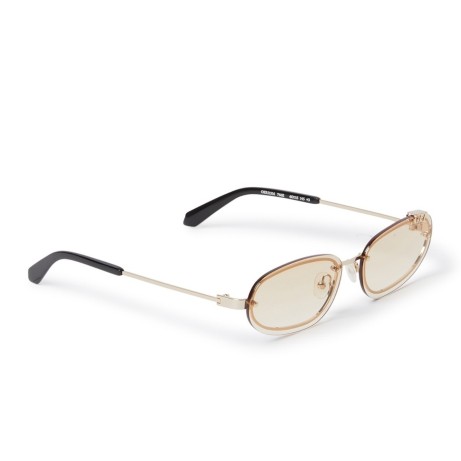 Occhiali da sole unisex Luxury Off White OERI13M MIAMI SUNGLASSES 766e gold gradient brown nuova collezione 2