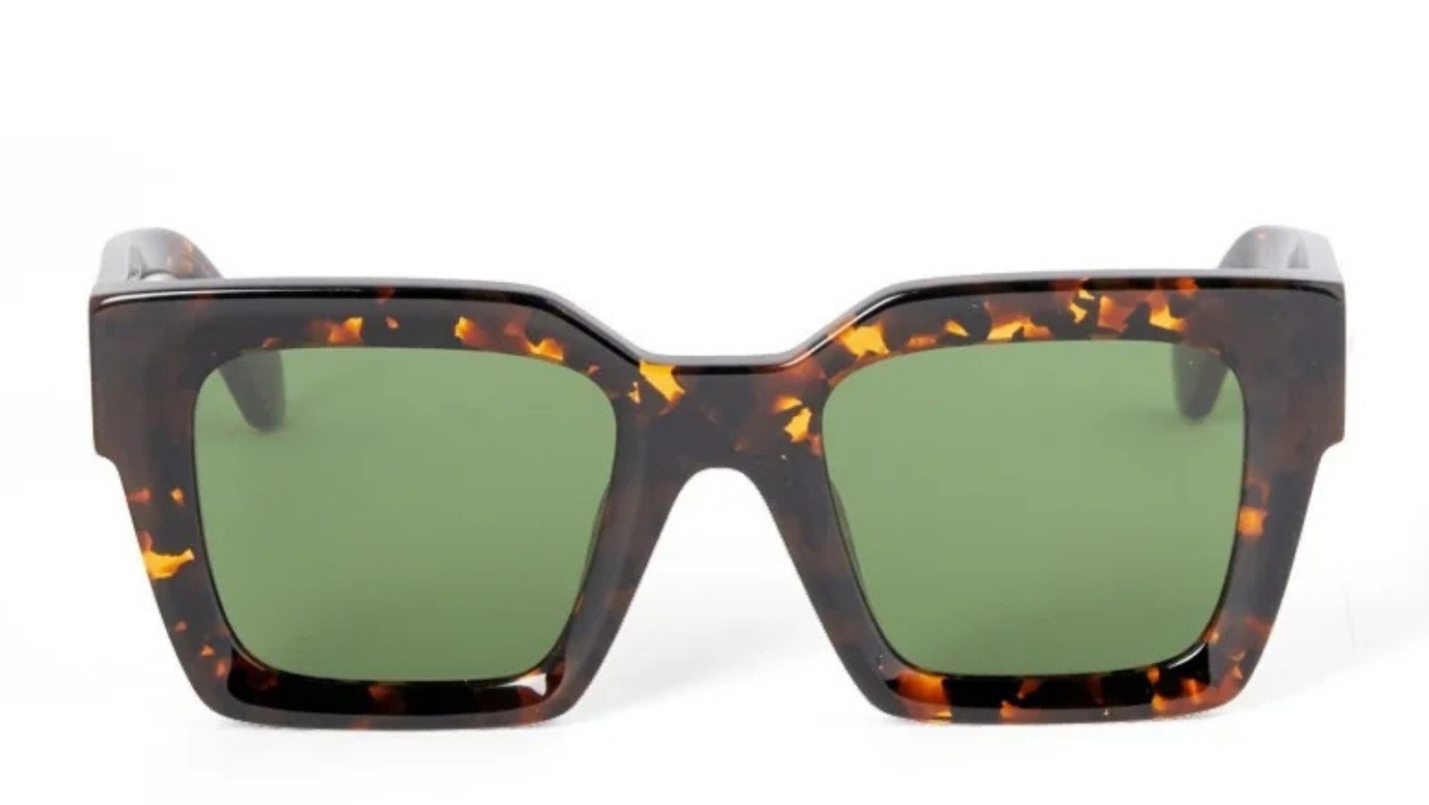 Occhiali da sole unisex Luxury Off White OERI13I JACKSON SUNGLASSES 6055 havana   green nuova collezione