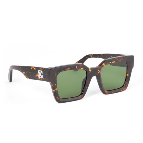 Occhiali da sole unisex Luxury Off White OERI13I JACKSON SUNGLASSES 6055 havana   green nuova collezione 2