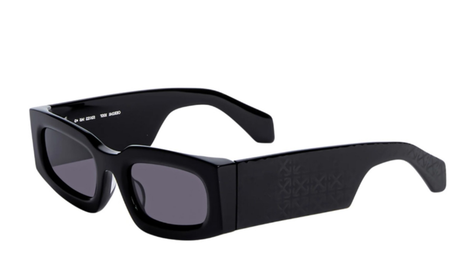 Occhiali da sole unisex Luxury Off White OERI141 CARY SUNGLASSES 1007 black dark grey nuova collezione
