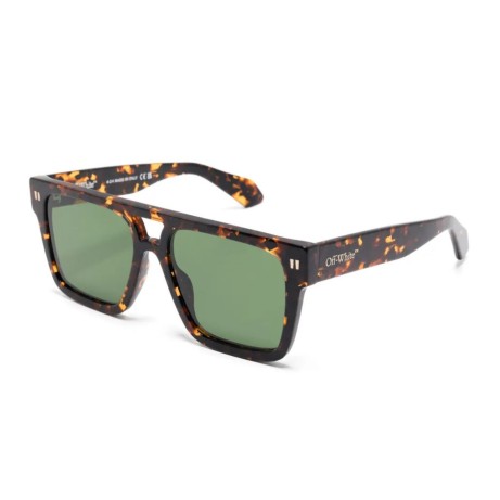 Occhiali da sole unisex Luxury Off White OERI133 SPRINGFIELD SUNGLASSES 6e55 havana   green nuova collezione 2