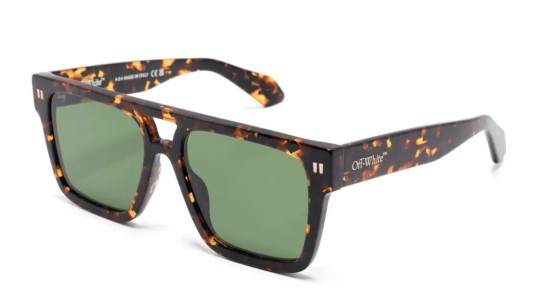 Occhiali da sole unisex Luxury Off White OERI133 SPRINGFIELD SUNGLASSES 6e55 havana green nuova collezione