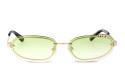 Off White OERI13M MIAMI SUNGLASSES 7652 gold gradient green