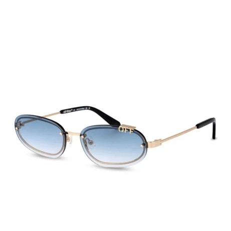 Occhiali da sole unisex Luxury Off White OERI13M MIAMI SUNGLASSES 7642 gold gradient blue nuova collezione 2