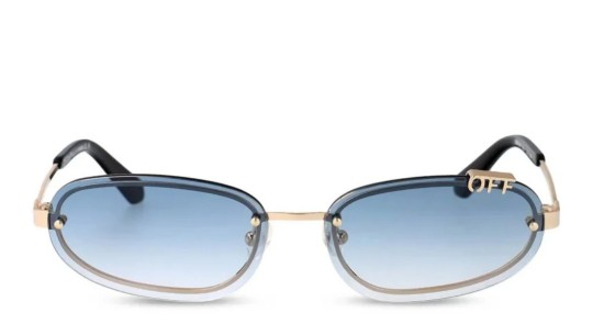 Occhiali da sole unisex Luxury Off White OERI13M MIAMI SUNGLASSES 7642 gold gradient blue nuova collezione Occhiali da sole unisex Luxury Off White OERI13M MIAMI SUNGLASSES 7642 gold gradient blue nuova collezione