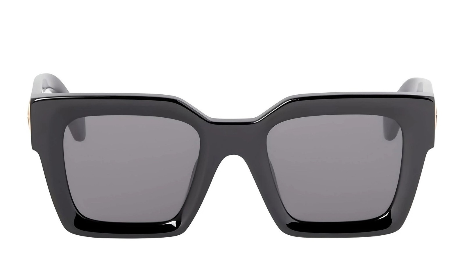 Occhiali da sole unisex Luxury Off White OERI13I JACKSON SUNGLASSES 1307 black dark grey nuova collezione