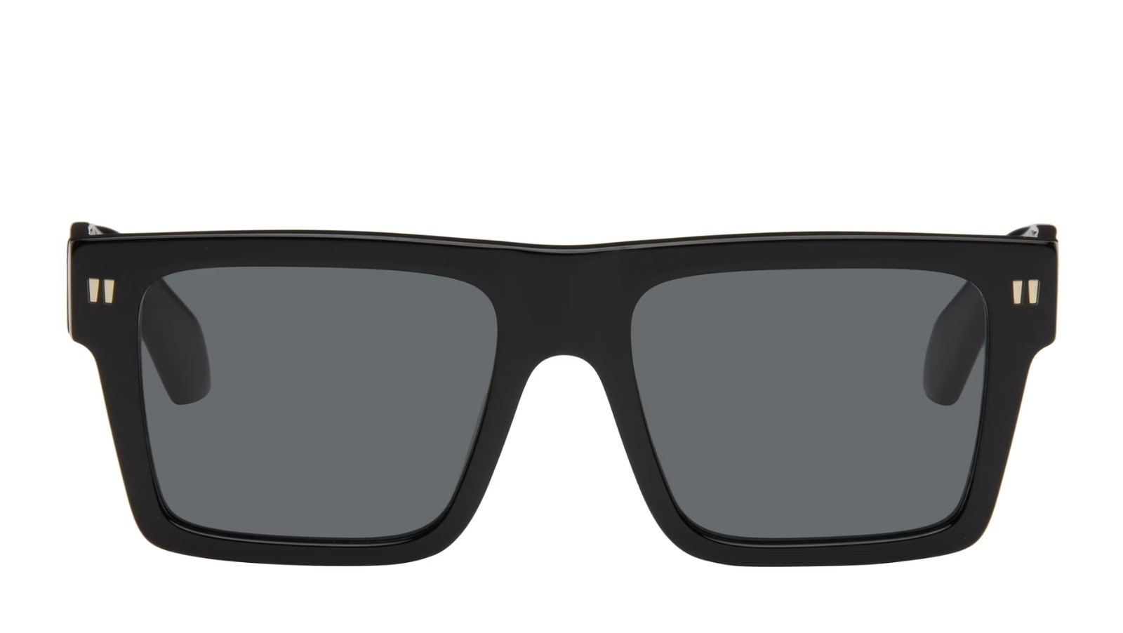 Occhiali da sole unisex Luxury Off White OERI109 LAWTON SUNGLASSES 1307 black dark grey nuova collezione